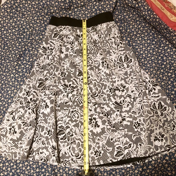 ▪️ Francesca’s Gothic Black & White Skirt - Picture 5 of 5